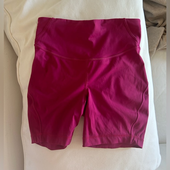lululemon athletica Pants - Lululemon Pink Bike Shorts Size 6